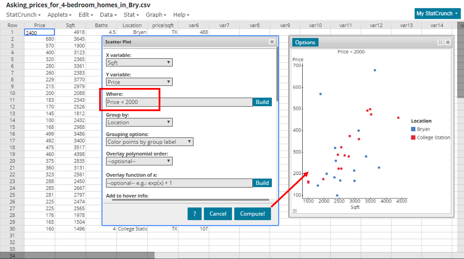 Outliers in scatter plots (article)