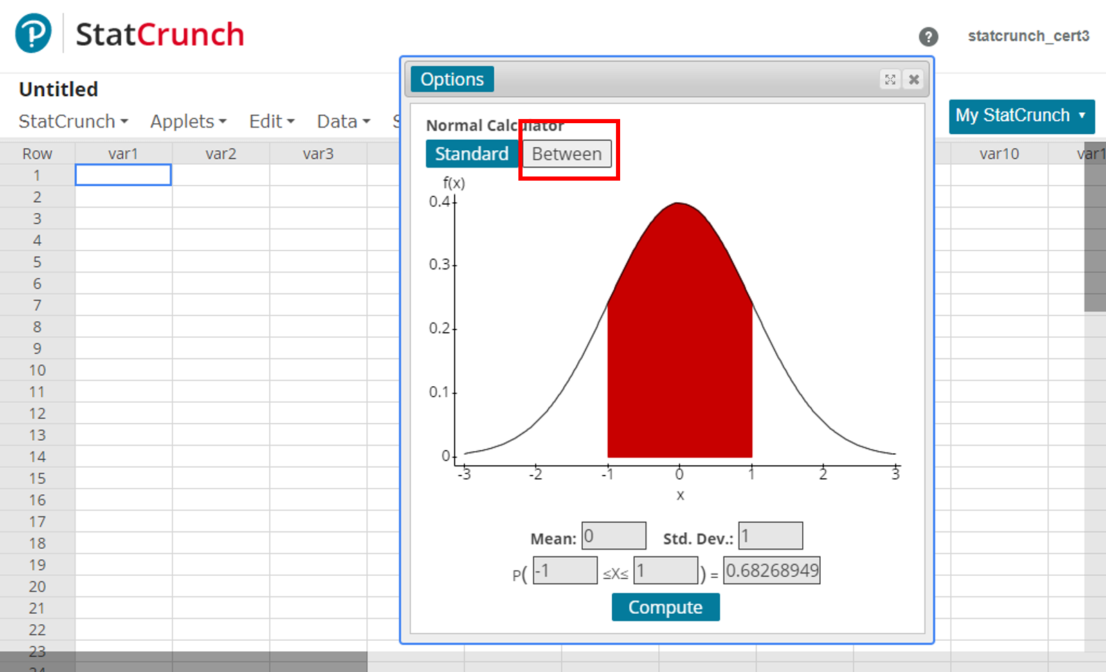 statcrunch