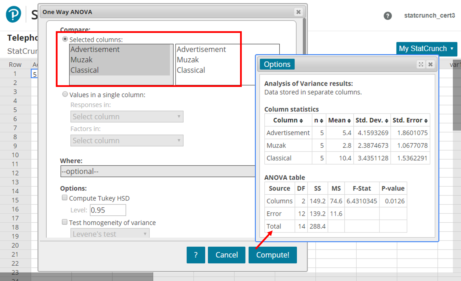 statcrunch