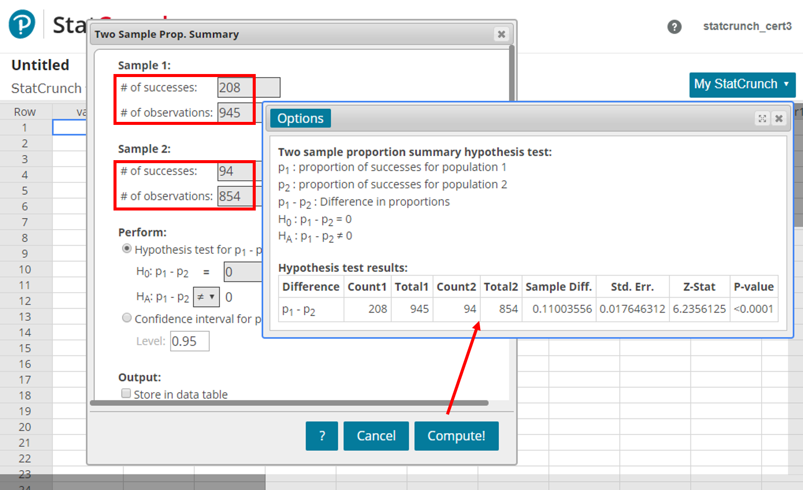 statcrunch